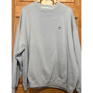 Vintage y2k Big Dogs Embroidered Heavyweight Logo Crewneck, Size XL, Blue